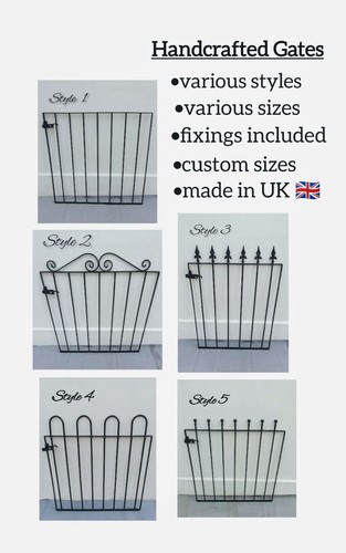 Metal gates wrought iron - wrought,