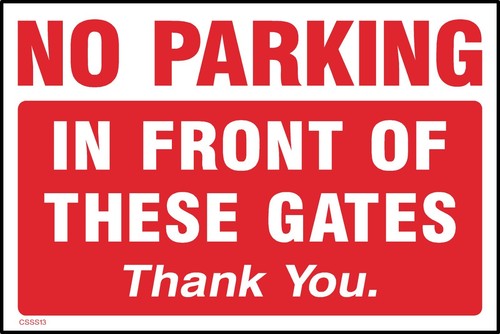 Parking front of these - in,