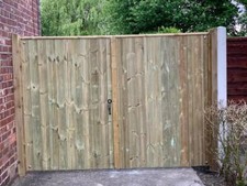 Wooden Driveway Gates High