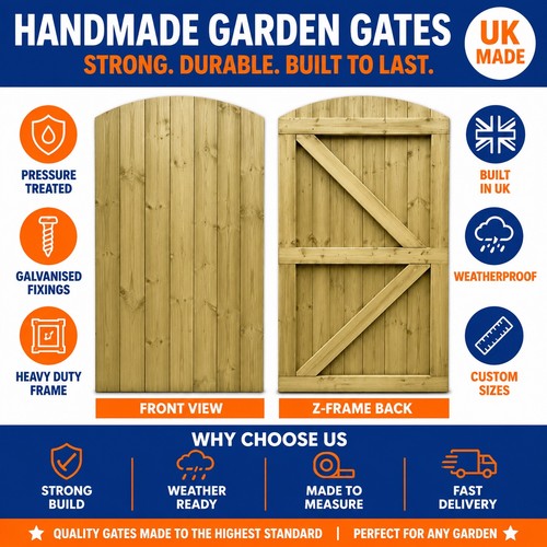 Heavy duty wooden featheredge - heavy,