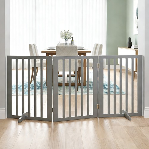 Wooden stair gate for - stair,