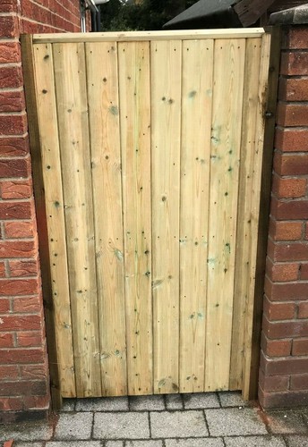 Wooden gate made - gate, measure
