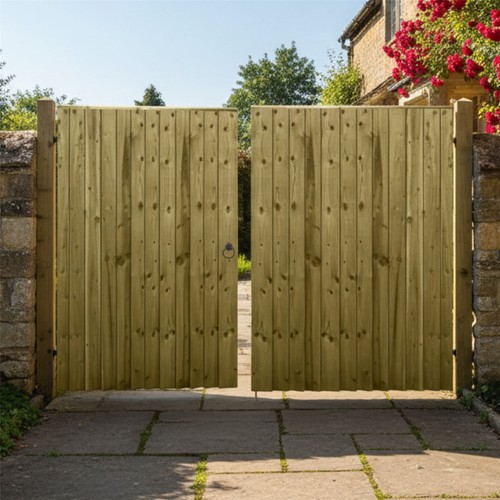 6ft feather edge driveway - edge,