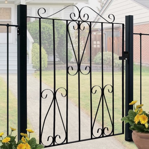 Garden gate wrought - wrought, metal